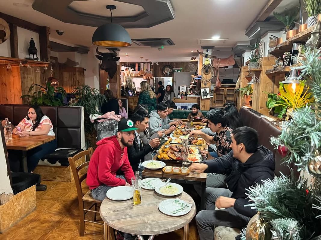 Western saloon interior